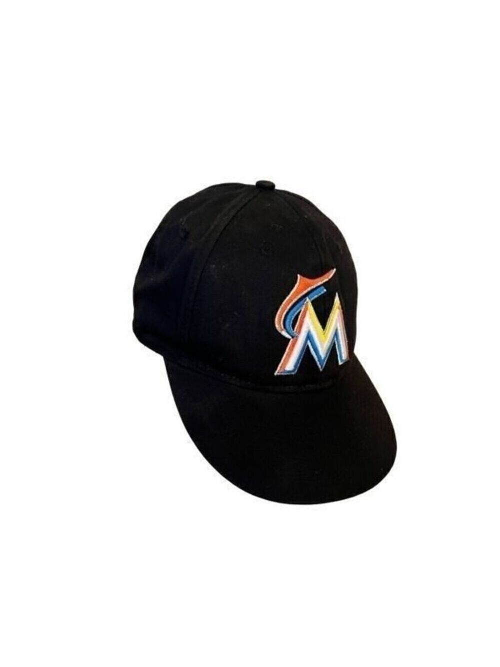 Miami Marlins Embroidered Logo Strap Back hat cap